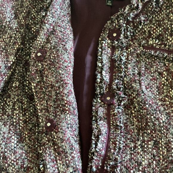 Talbots Purple Blazer, Size 12P - Picture 9 of 11